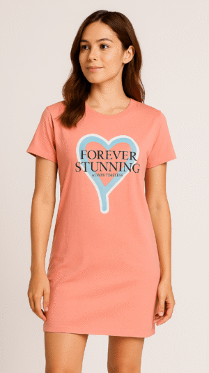 Women’s Long T-Shirt – Peach