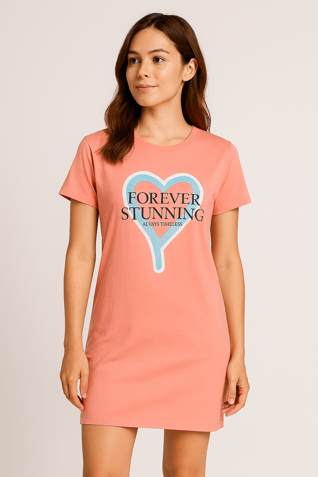 Women’s Long T-Shirt – Peach