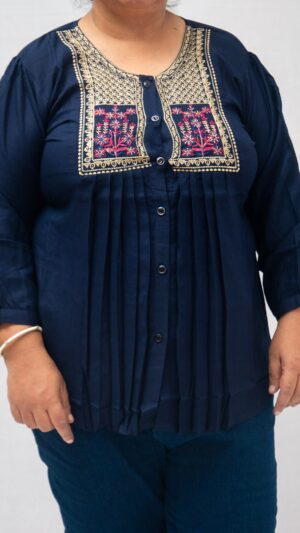 Plus size Blue kurti