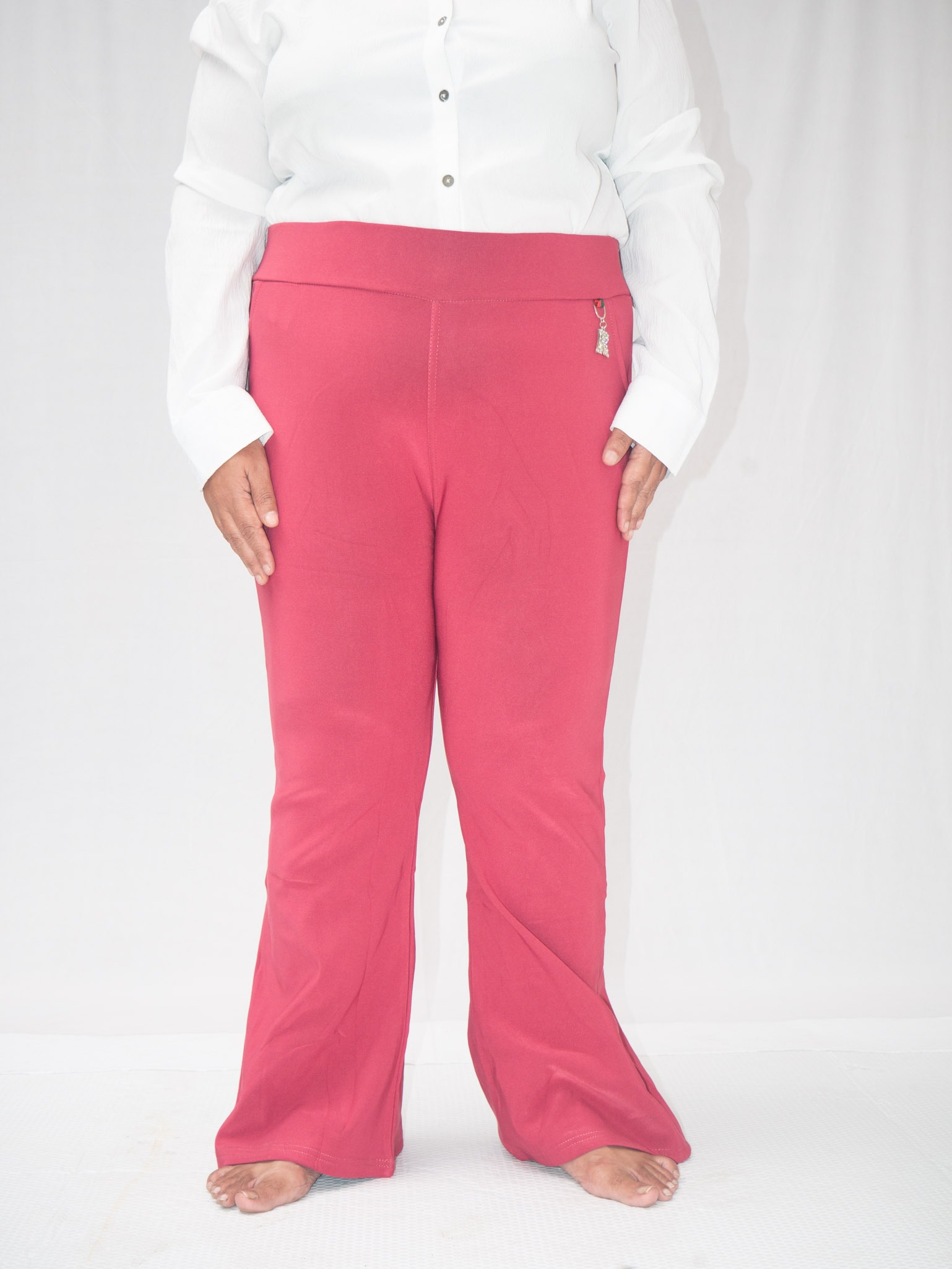 Stretchable Flared Bottom Trouser