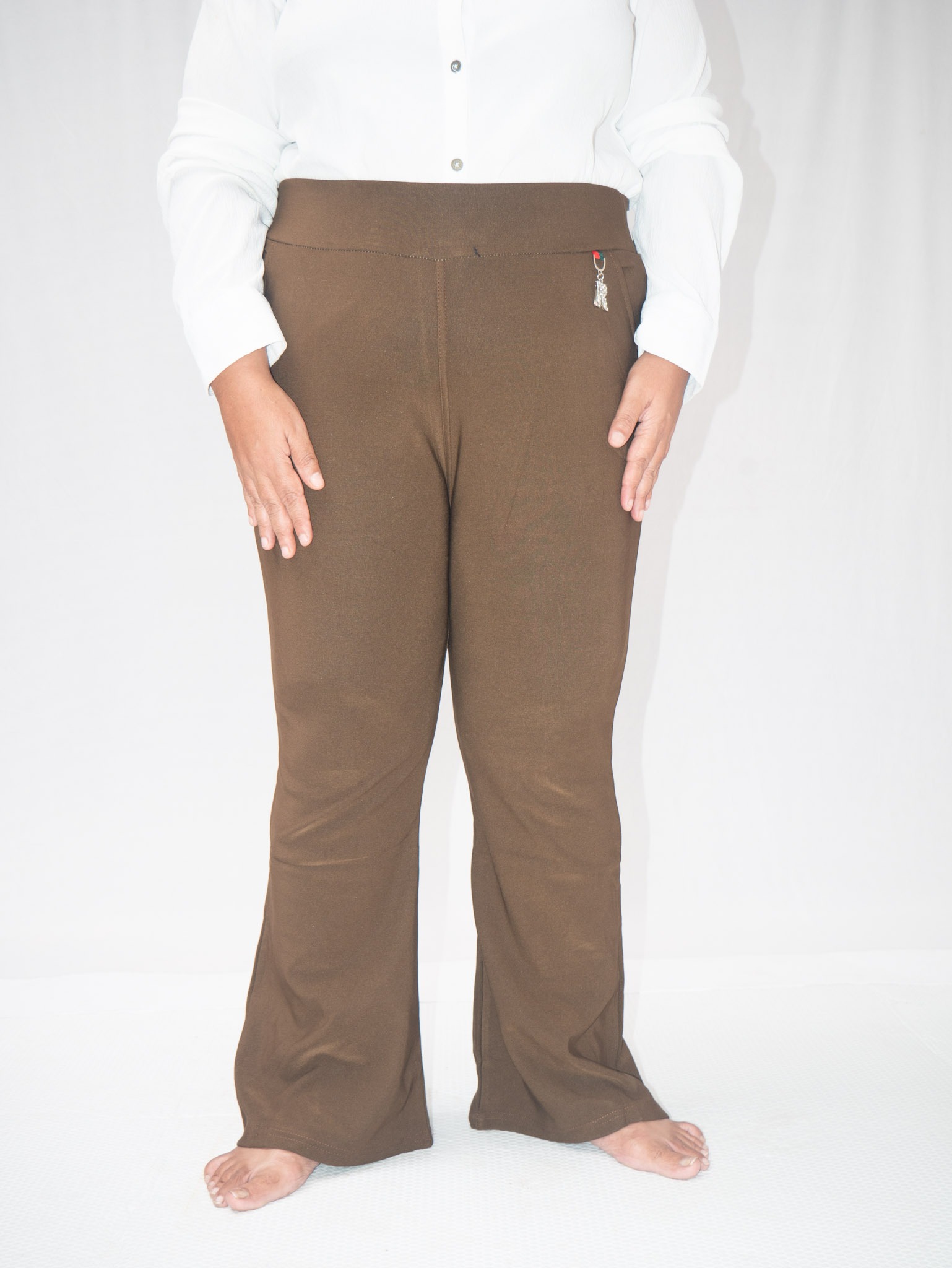 Stretchable Flared Bottom Trouser