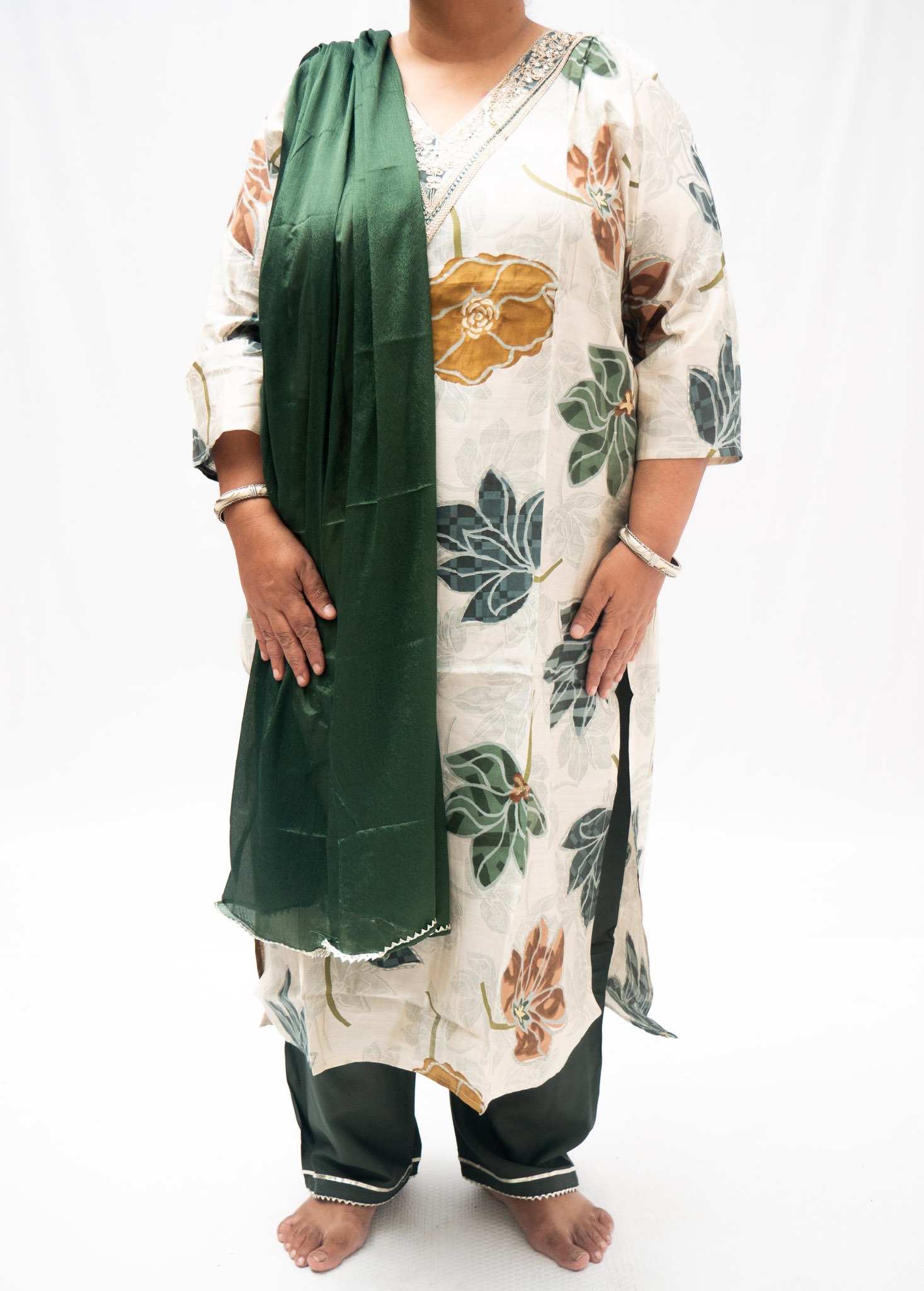 Floral Print Salwar Kurta set