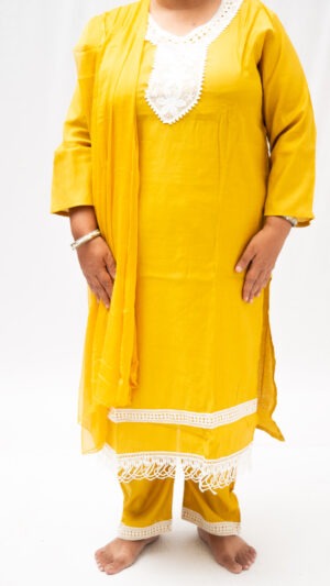Plain Salwar Kurta Set