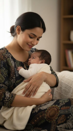 Maternity Kurti with Feeding Zippers