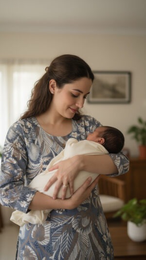 Maternity Kurti with Feeding Zippers